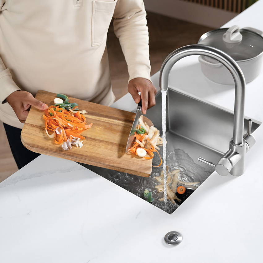 Smidigare och mer hygienisk kökslösning med InSinkErator!