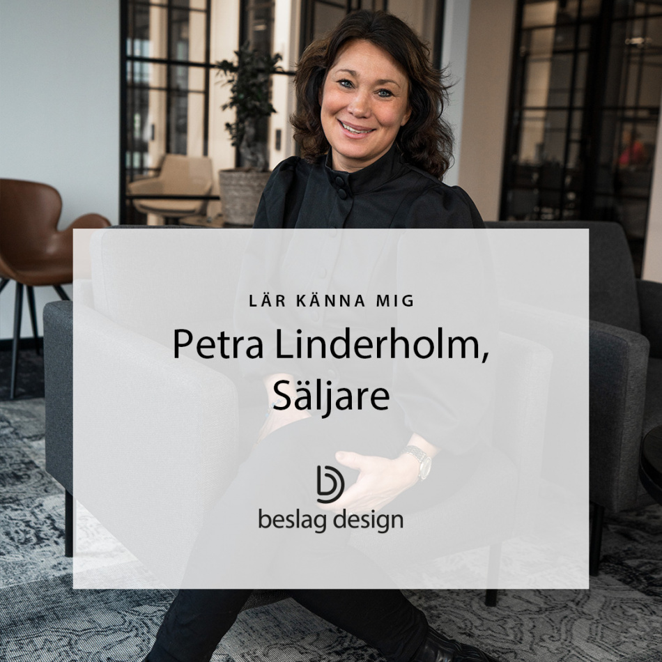 Lär känna mig: Petra Linderholm, Säljare