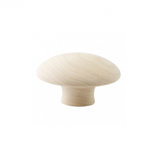 Knopp Mushroom - 50mm - Obehandlad björk i gruppen Sortiment / Knoppar / Träknoppar hos Beslag Design i Båstad Aktiebolag (255621-11)