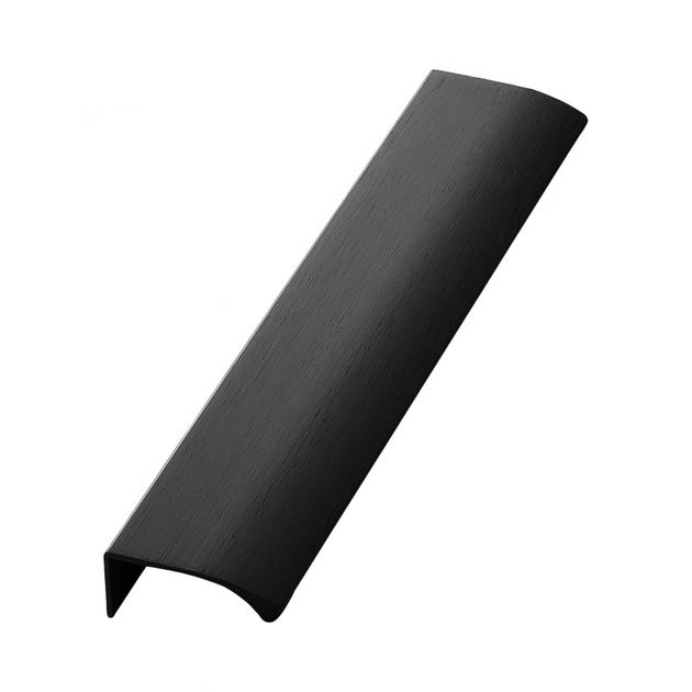 Profilhandtag Edge Straight - 200mm - Borstad svart i gruppen Sortiment / Handtag / Profilhandtag hos Beslag Design i Båstad Aktiebolag (304156-11)