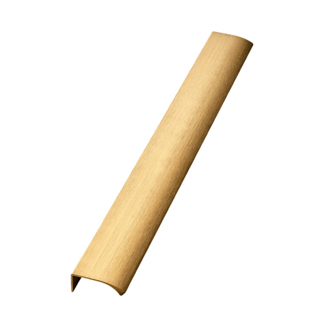 Profilhandtag Edge Straight - 350mm - Borstad mässing i gruppen Sortiment / Handtag / Profilhandtag hos Beslag Design i Båstad Aktiebolag (304173-11)