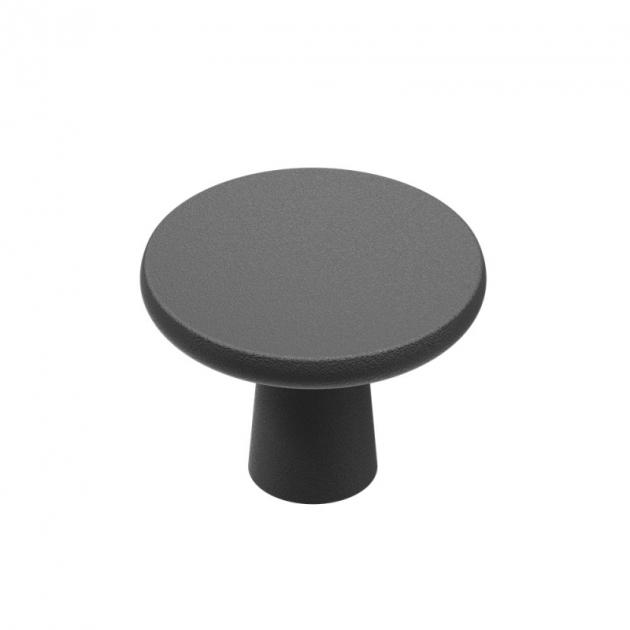 Knopp Terra - 37mm - Mattsvart i gruppen Sortiment / Knoppar / Svarta Knoppar hos Beslag Design i Båstad Aktiebolag (317635-11)