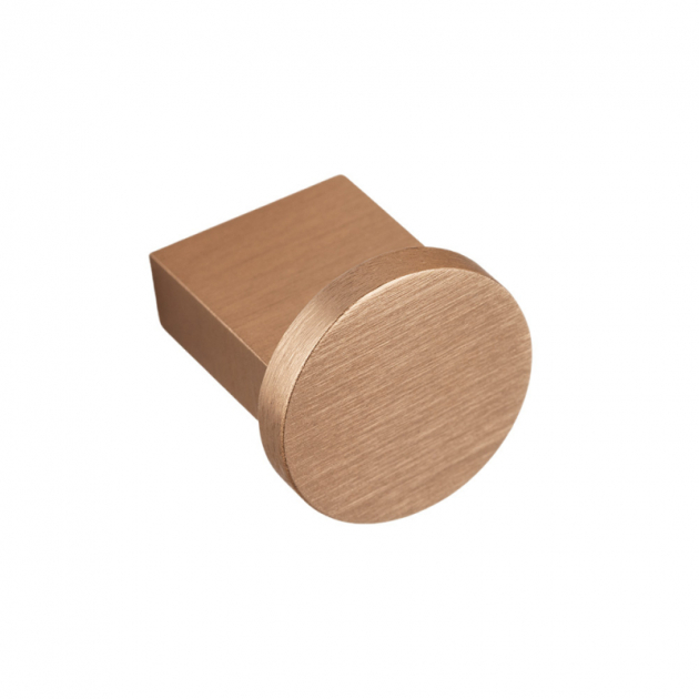 Knopp Nexx - 25mm - Mörk borstad mässing i gruppen Sortiment / Knoppar hos Beslag Design i Båstad Aktiebolag (317671-11)