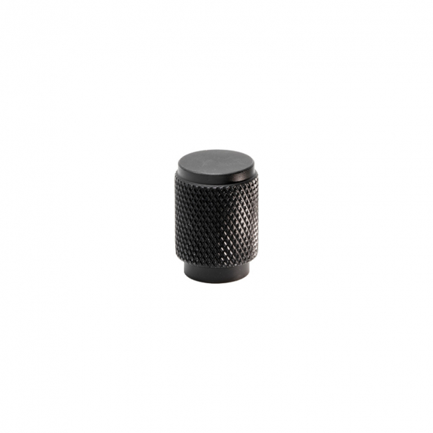 Knopp Riff  - 21mm - Mattsvart i gruppen Produkter / Knoppar / Svarta Knoppar hos Beslag Design i Båstad Aktiebolag (351040-11)
