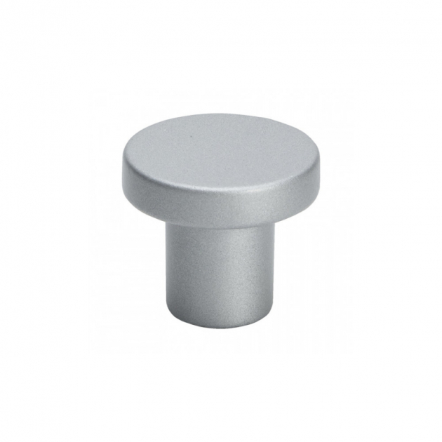Knopp 2078 - 28mm - Aluminium look i gruppen Sortiment / Knoppar hos Beslag Design i Båstad Aktiebolag (3680-11)