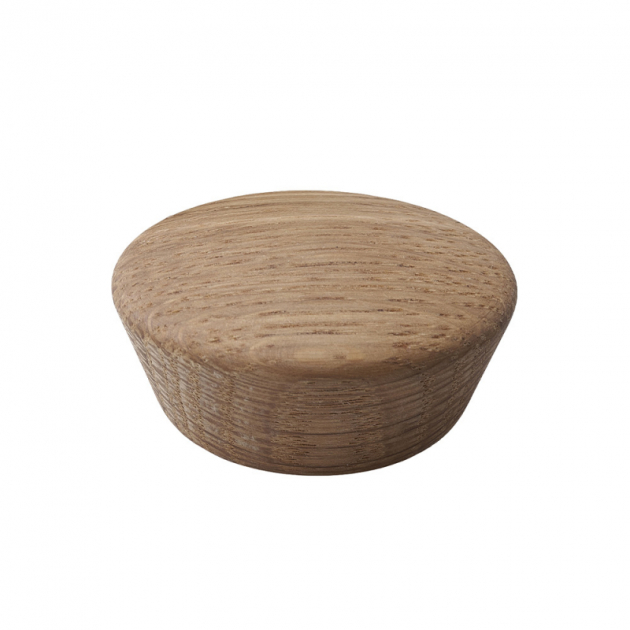 Knopp Beret - 45mm - Ek i gruppen Sortiment / Knoppar / Träknoppar hos Beslag Design i Båstad Aktiebolag (373245-11)