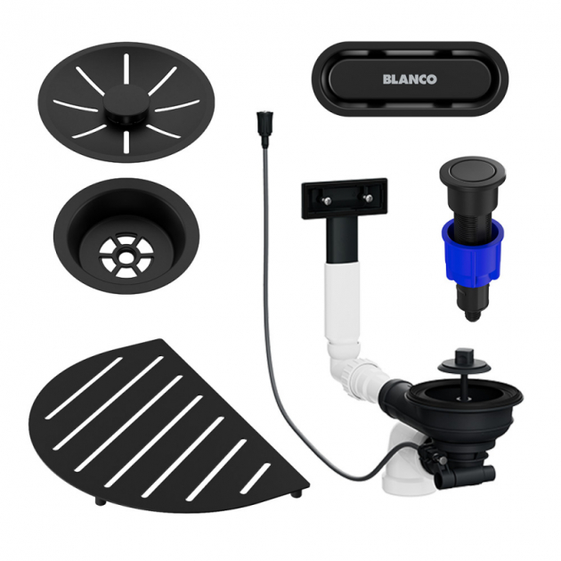 Komponentpaket Oovalon - Mattsvart i gruppen Nyheter hos Beslag Design i Båstad Aktiebolag (527994)