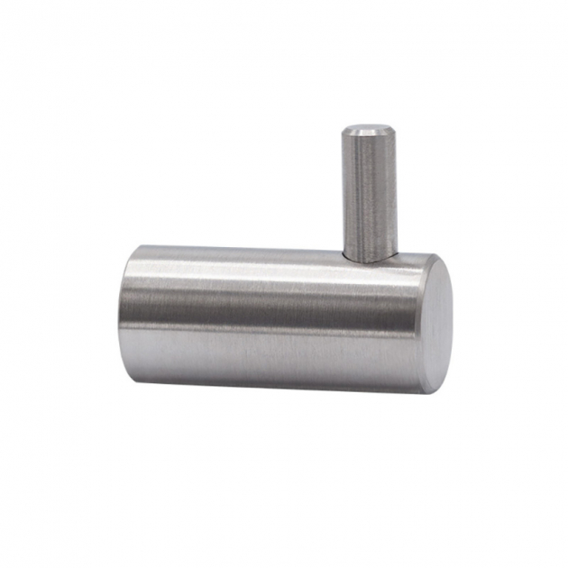 Stay - Enkelkrok - Borstad rostfritt i gruppen Sortiment / Badrumstillbehör / Badrumskrokar hos Beslag Design i Båstad Aktiebolag (601009-11)