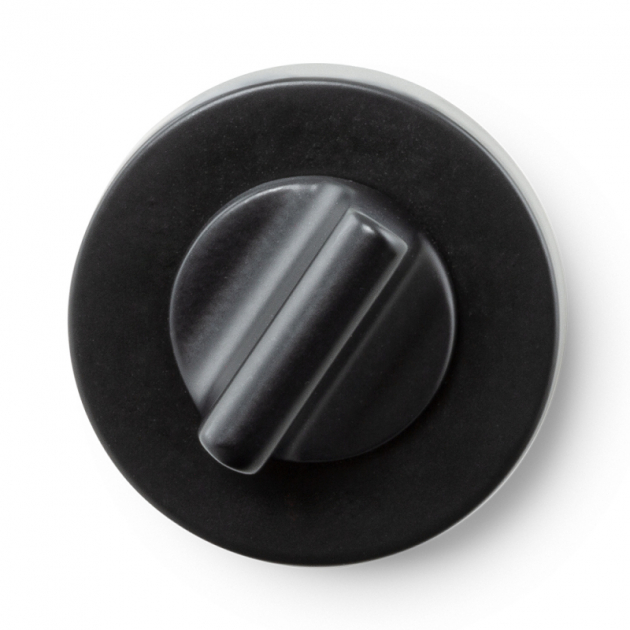 Toalettvred R - Europeisk standard - Svart i gruppen Sortiment / Dörrhandtag / Toalettvred hos Beslag Design i Båstad Aktiebolag (751101-41E)