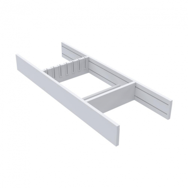 Flex Basic Knivinsats - Vit i gruppen Sortiment / Förvaring  / Lådinsatser hos Beslag Design i Båstad Aktiebolag (flexbasic-knivinsats-Vit)