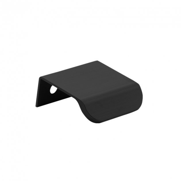 Profilhandtag Roundy - Borstad svart i gruppen Sortiment / Handtag / Profilhandtag hos Beslag Design i Båstad Aktiebolag (htg-roundy-borstad-svart)