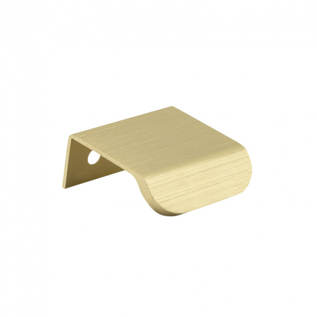 Profilhandtag Roundy - Borstad Mässing i gruppen Sortiment / Handtag / Profilhandtag hos Beslag Design i Båstad Aktiebolag (htg-roundy-massing)