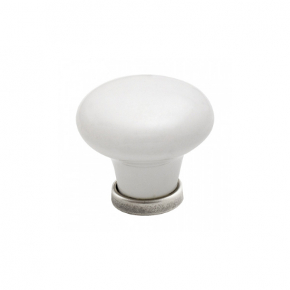 Knopp 24136 - 30mm - Vit/Tenn