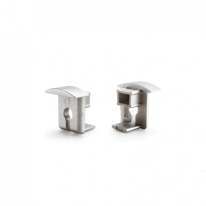 Ändavslut Miss - Aluminium - 2-p