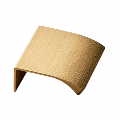 Profilhandtag Edge Straight - Borstad mässing