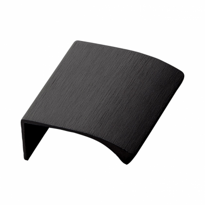 Profilhandtag Edge Straight - Borstad svart