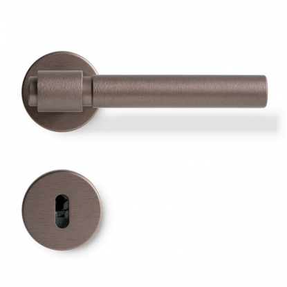 Dörrhandtag Helix 200 Plain - Mörk brons