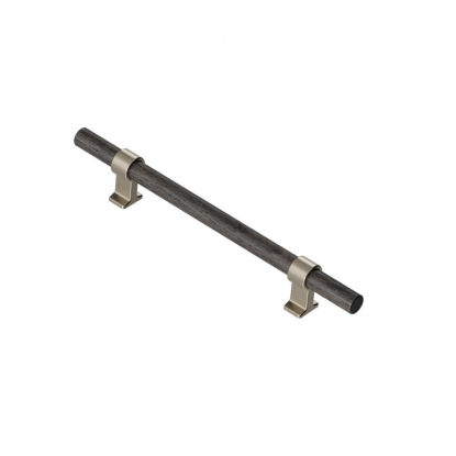 Handtag Bond - Mörkbetsad ek/Borstad mässing