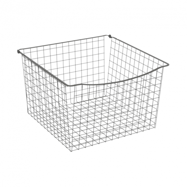 Trådback 330 - Mörkgrå i gruppen Produkter / Förvaring  / Garderobsinsatser hos Beslag Design i Båstad Aktiebolag (tradback330-morkgra)