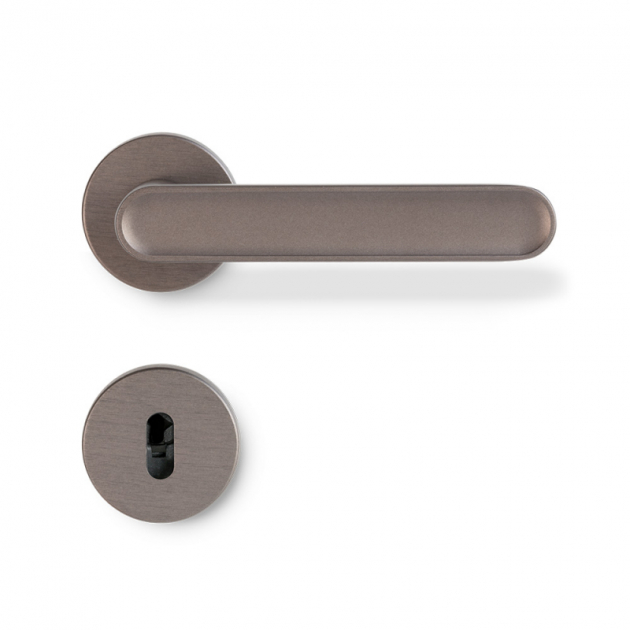 Dörrhandtag Vibe Soft - Mörk brons i gruppen Sortiment / Dörrhandtag  / Dörrhandtag hos Beslag Design i Båstad Aktiebolag (vibe-soft-mork-brons)
