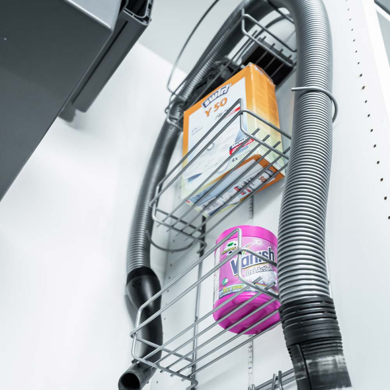 Städskåpsinrede Fast - Silver