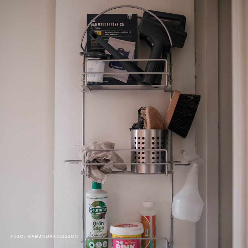 Städskåpsinrede Fast - Silver