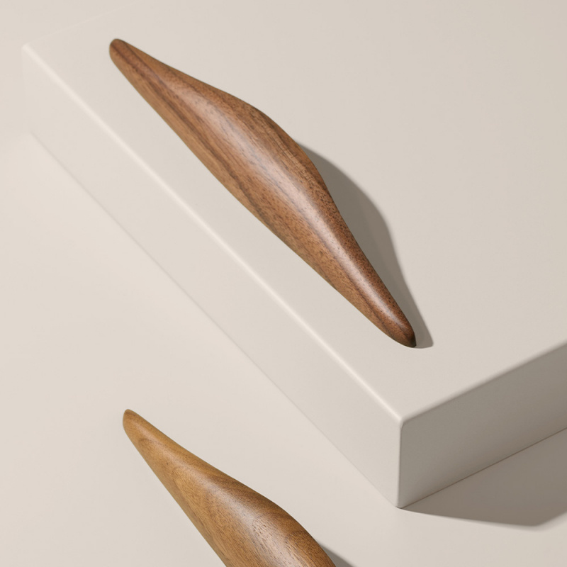 Handtag Manta - 160mm - Valnöt