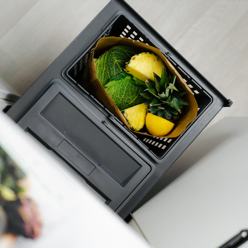 Källsortering Select Base Eco - Mörkgrå