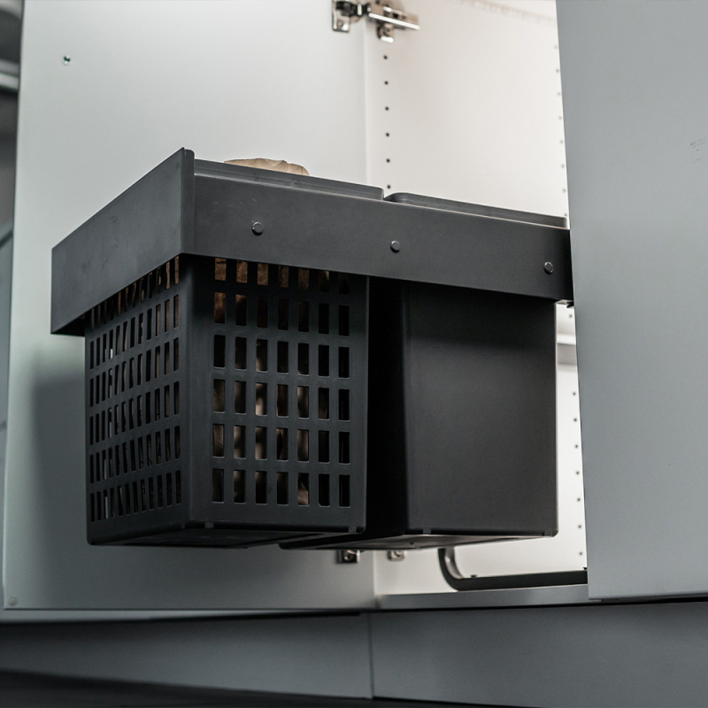 Källsortering Select Base Eco - Mörkgrå