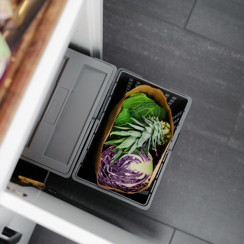 Källsortering Select Basic Eco - Mörkgrå