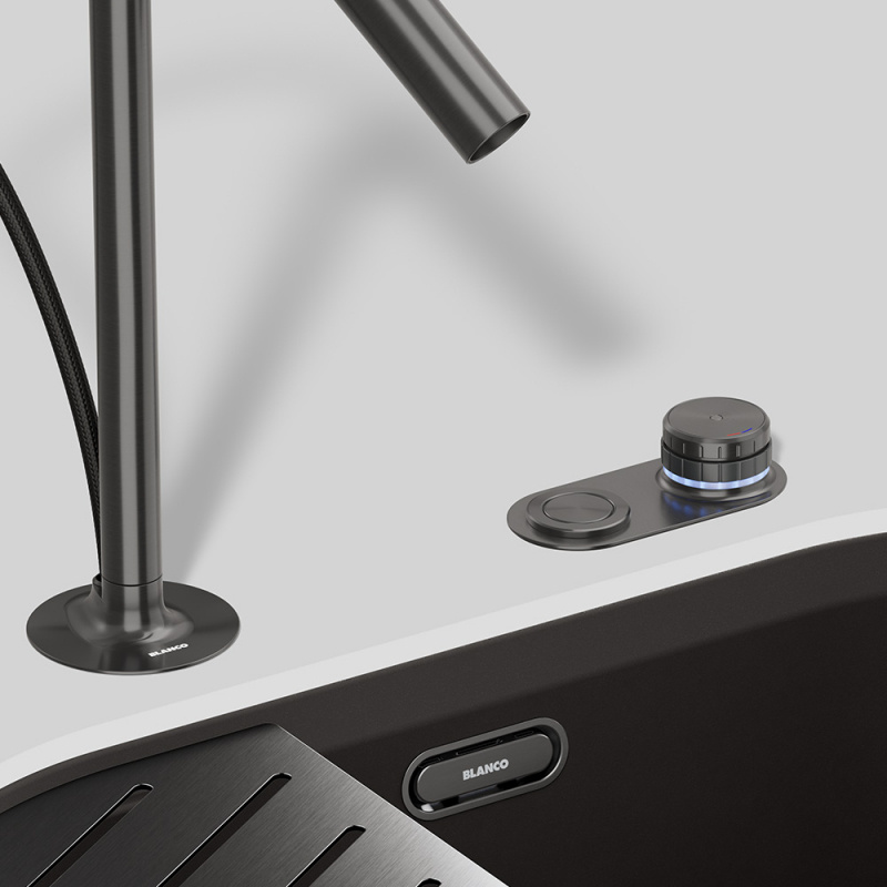 Pop-up reglage Reco III - Satin dark steel