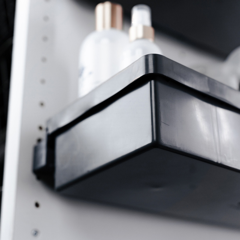 Städskåpsback - Mörkgrå