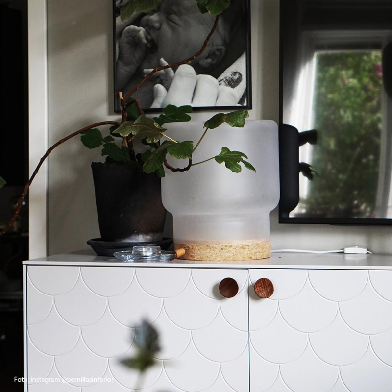 Knopp Olympia Valnöt