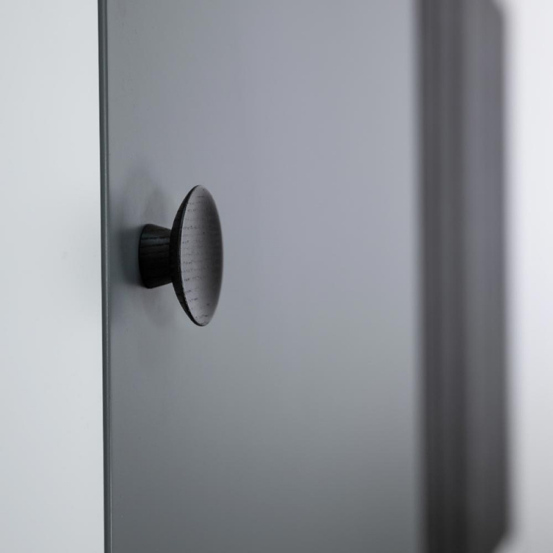 Knopp Olympia - 50mm - Svart