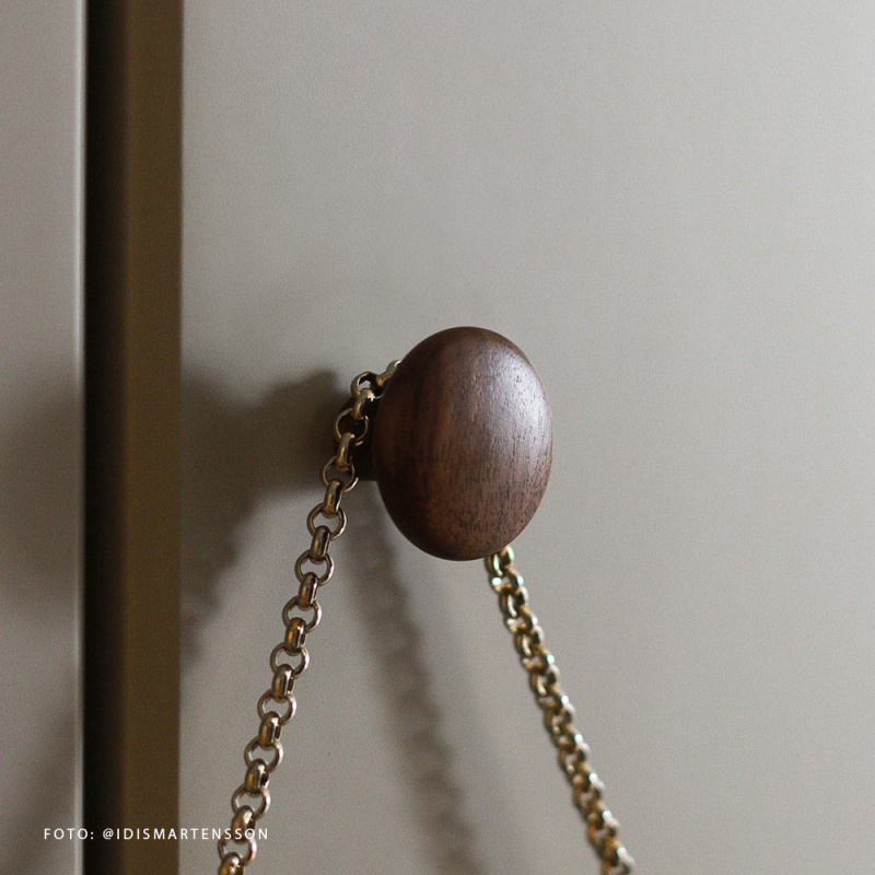 Knopp Brutus - 32mm - Valnöt