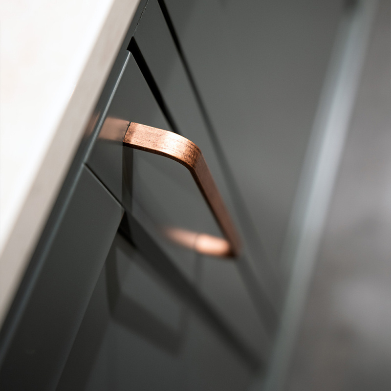 Handtag Grace - 160mm - Antik Koppar