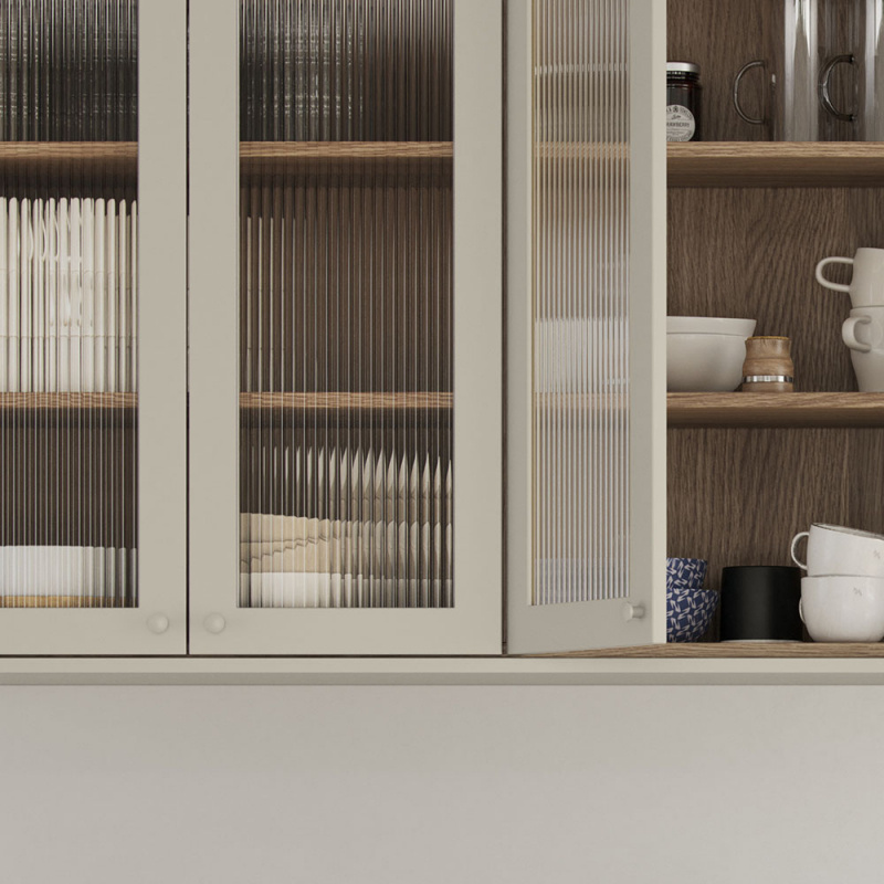 Knopp Skye - 25mm - Kalkgrå