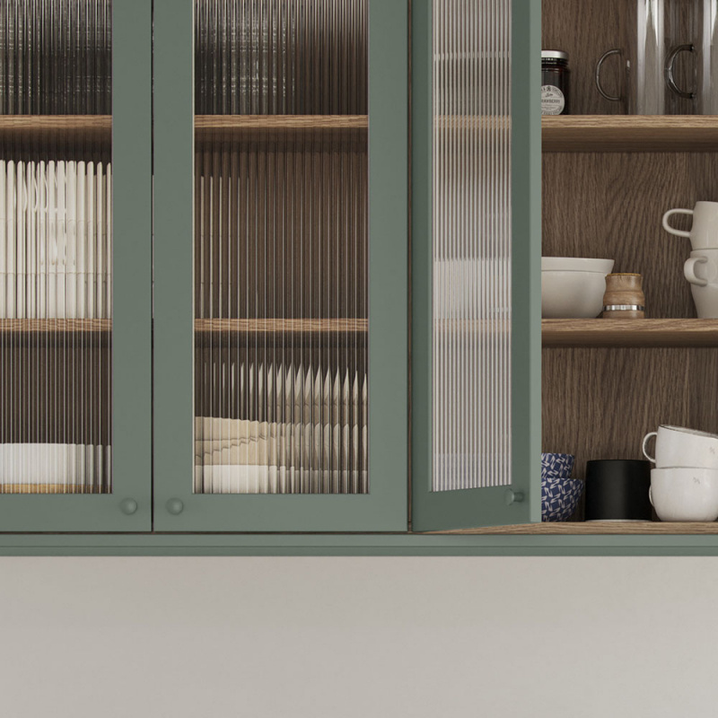 Knopp Skye - 25mm - Salviagrön