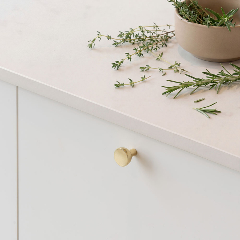 Knopp Copenhagen - 25mm - Polerad mässing