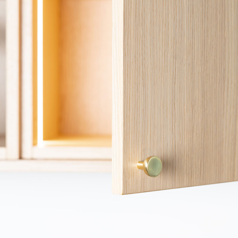 Knopp Copenhagen - 25mm - Polerad mässing