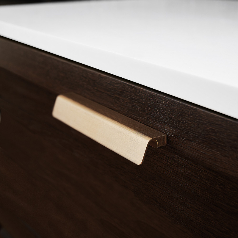 Handtag Fringe - 160mm - Rostfri look