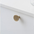 Knopp Vibe Soft - 38mm - Borstad guld Knopp Vibe Soft - 38mm - Borstad guld