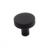Knopp Flat - 26mm - Mattsvart Knopp Flat - 26mm - Mattsvart