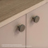 Knopp Flat - 26mm - Rostfri look Knopp Flat - 26mm - Rostfri look