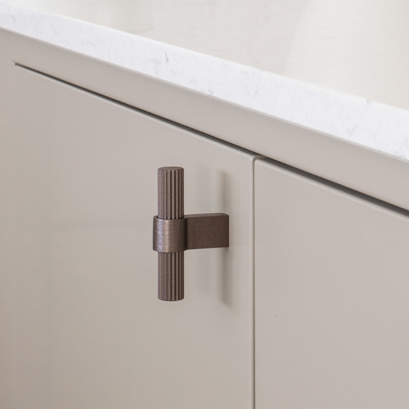 Knopp T Helix Stripe - Mörk brons