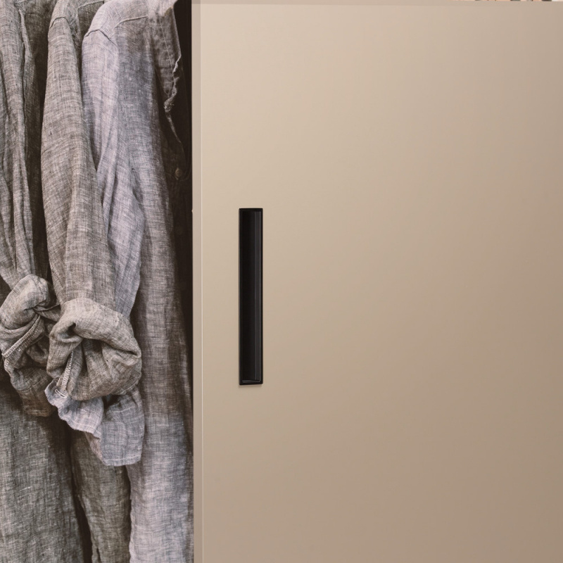 Infällnadshandtag Cubic - Mattsvart