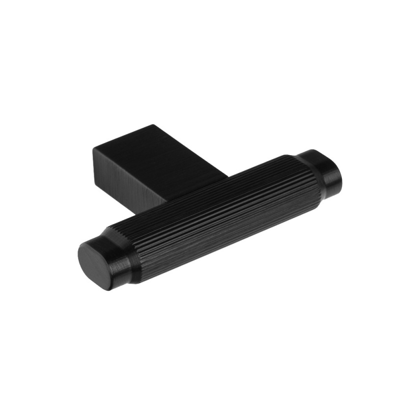 Knopp T Brooklyn - Borstad svart