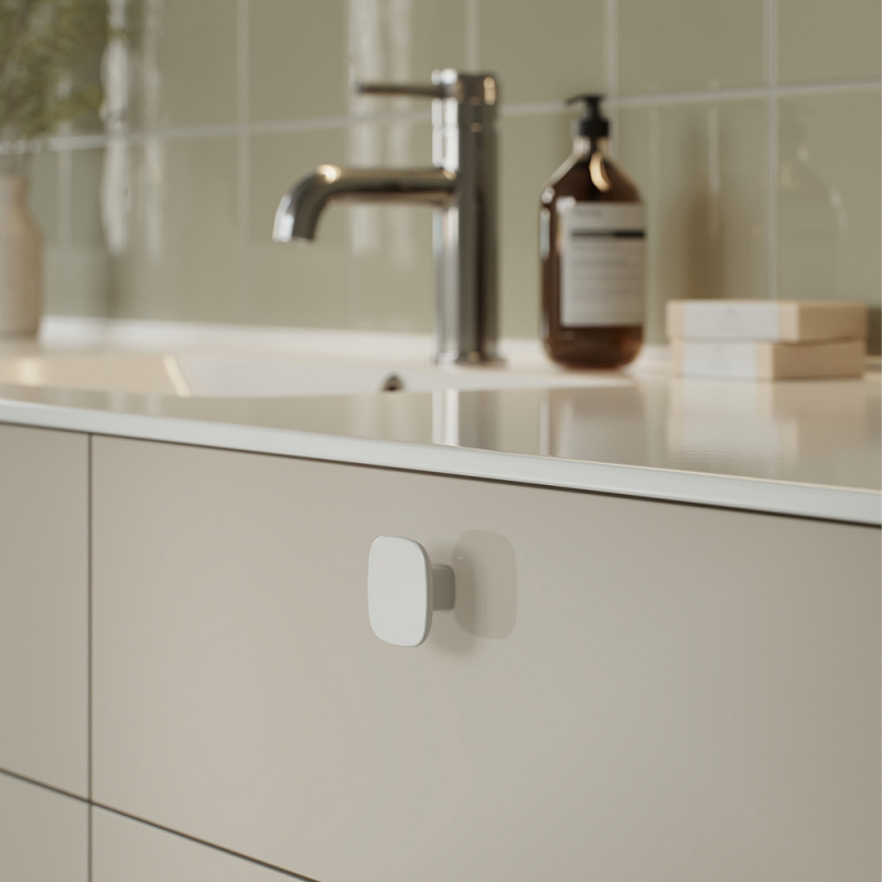 Knopp Tabula - 40x20mm - Vit 