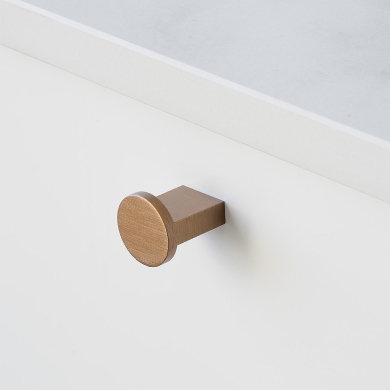 Knopp Nexx - 25mm - Mörk borstad mässing