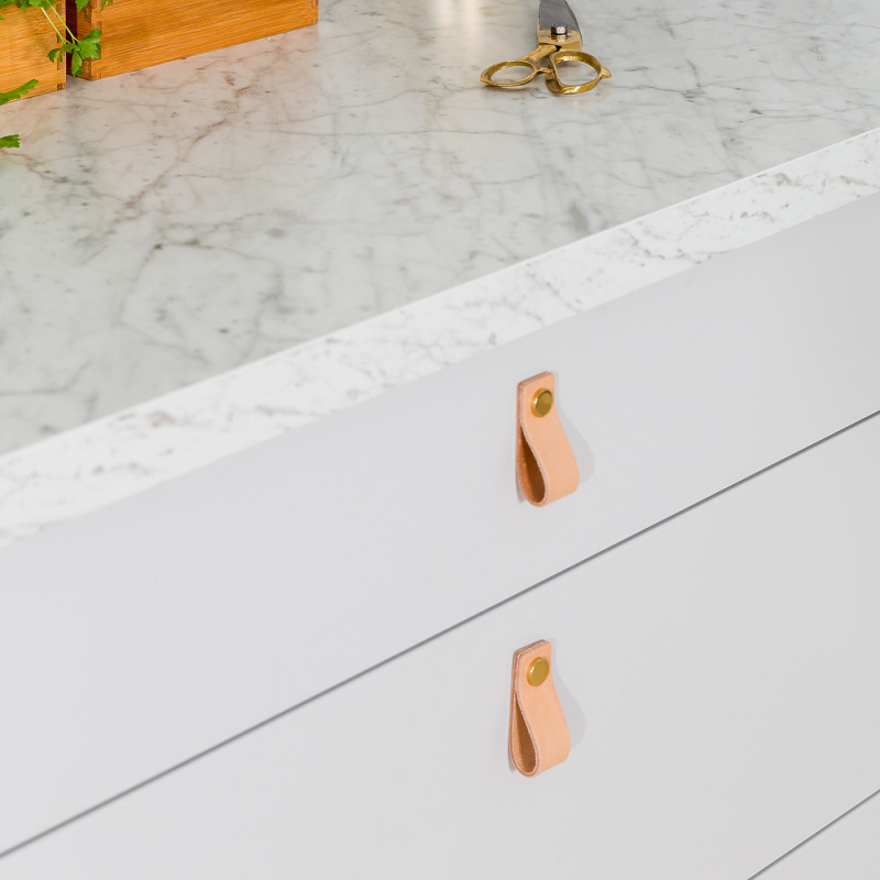 Loop - Brunt läder/svart